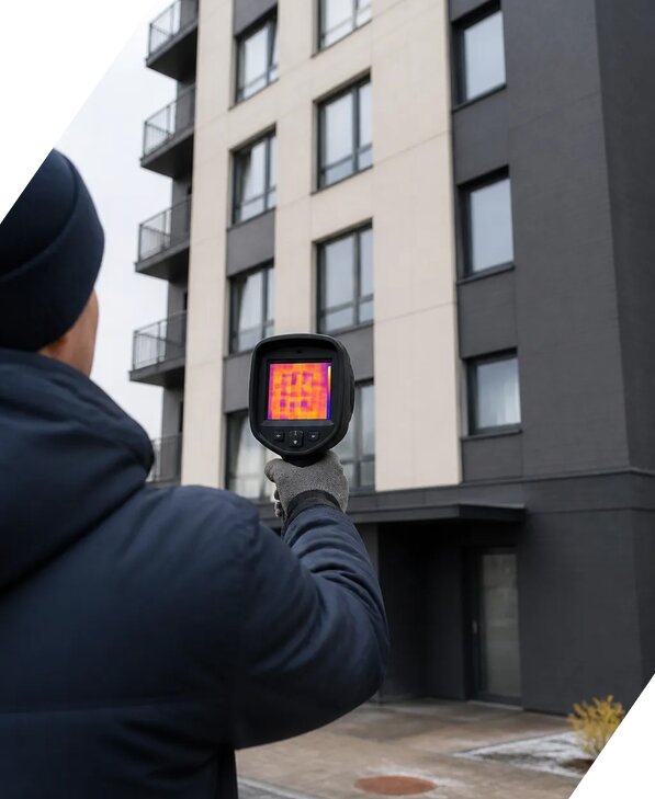Тепловизионное обследование зданий в Ейске от 5153 р. | ЭкспертизаРоссия